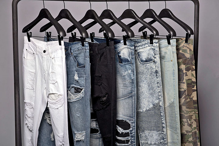 Streetwear jeans and denim